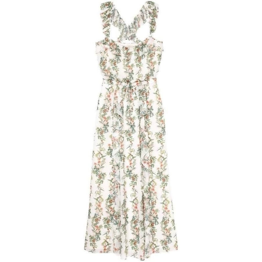 Gal Meets Glam Isabella Floral Full Length Maxi Dress Size 6